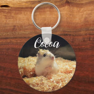 Cute Hamster Gift For Hamster Lovers Key Ring