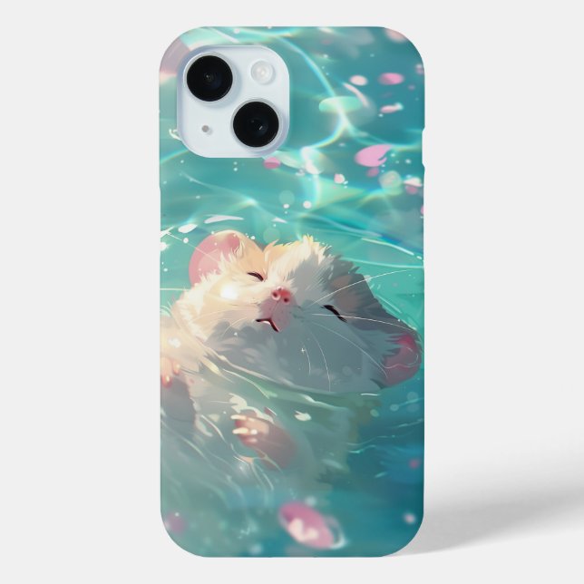 Cute Hamster in Water Case-Mate iPhone Case (Back)