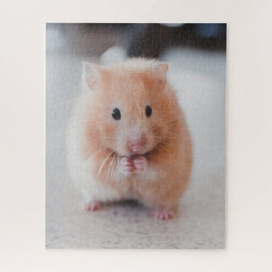 Cute Hamster Love Animals Jigsaw Puzzle