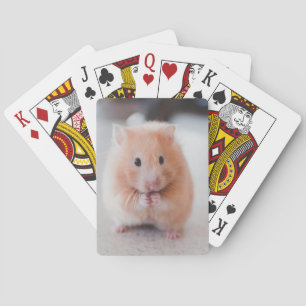 Cute Hamster Love Animals Playing Cards