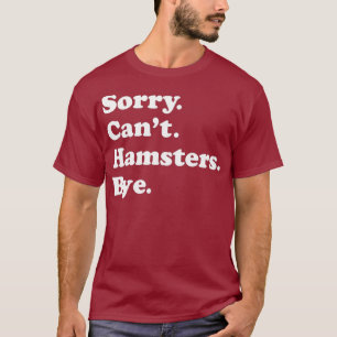 Cute Hamster Lover Funny Retro Vintage Men and T-Shirt
