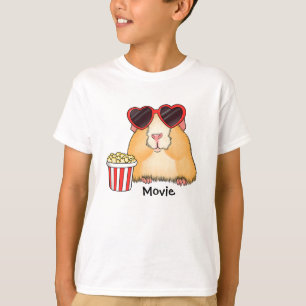 Cute hamster. Movie fan. Hamster lover T-Shirt