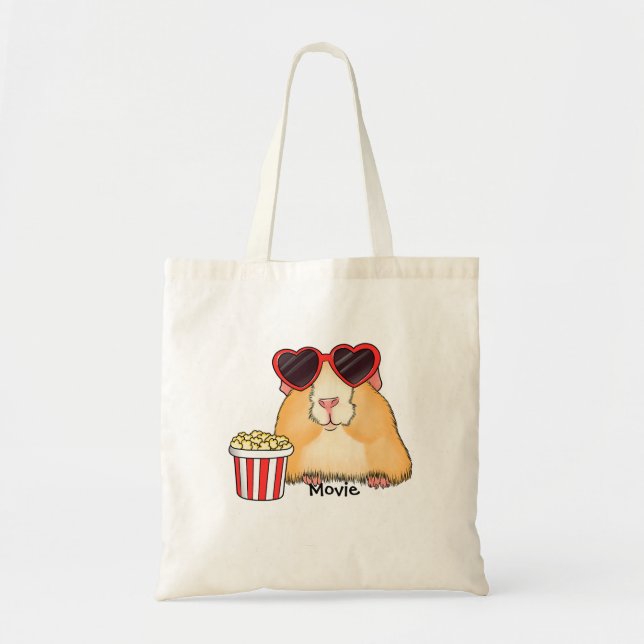 Cute hamster. Movie fan. Hamster lover Tote Bag (Front)
