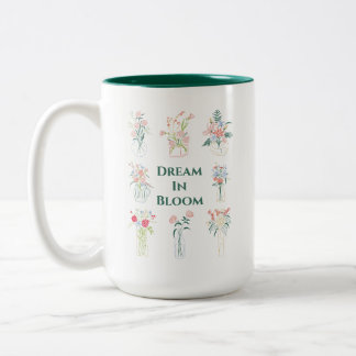 Cute Hand-drawn Flower Pot with Text Mug