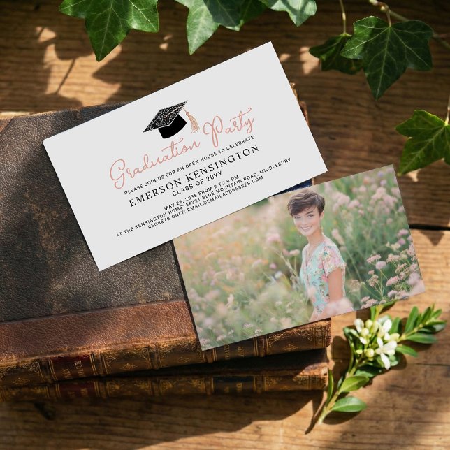 Cute Hand Drawn Graduation Party Invitation Insert (Creator Uploaded)