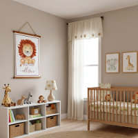 Cute hand drawn lion personalised kids