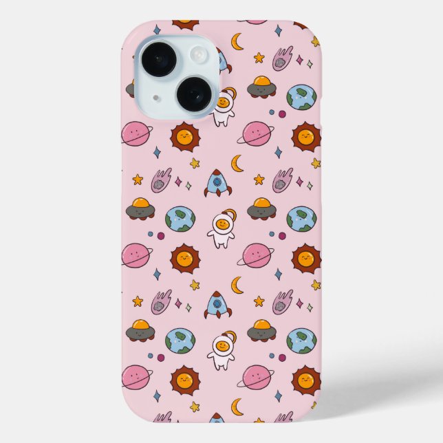 Cute Hand-drawn Little Planet Case-Mate iPhone Case (Back)