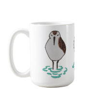 Cute Hand-drawn Ocean Bird Coastal Sandpiper