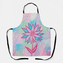 Cute Hand-drawn Pastel Flower