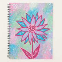 Cute Hand-drawn Pastel Flower