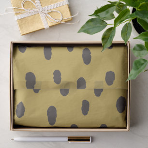 Cute Hand Drawn Polka Dot Pattern Tissue Paper