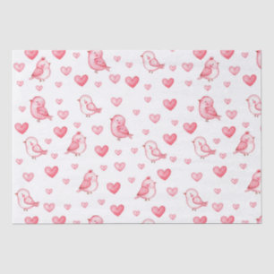 cute hand drawn seamless pattern with watercolor tissue paper