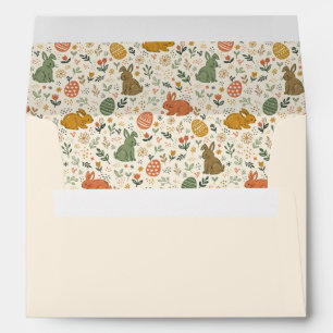 Cute Hand Drawn Spring Bunnies - Envelope
