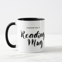 Cute Hand Lettering Script Book Lovers Reading