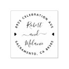 Cute Hand-written Names Wedding Return Address