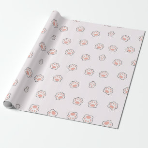 CUTE HAND'S DOG WRAPPING PAPER