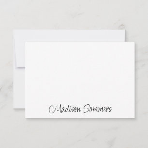 Cute Handwritten Script Name Card