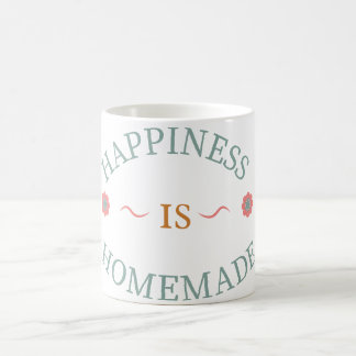 Cute Happiness Is Homemade Baking Quote Coffee Mug