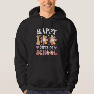 Cute Happy 100th Day of School Teacher Kids 100 Da Hoodie