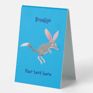Cute happy Australian bilby cartoon