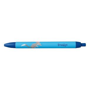 Cute happy Australian bilby cartoon Black Ink Pen