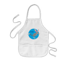 Cute happy Australian bilby cartoon  Kids' Apron