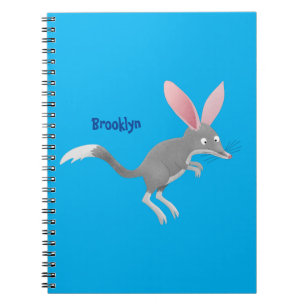 Cute happy Australian bilby cartoon Notebook