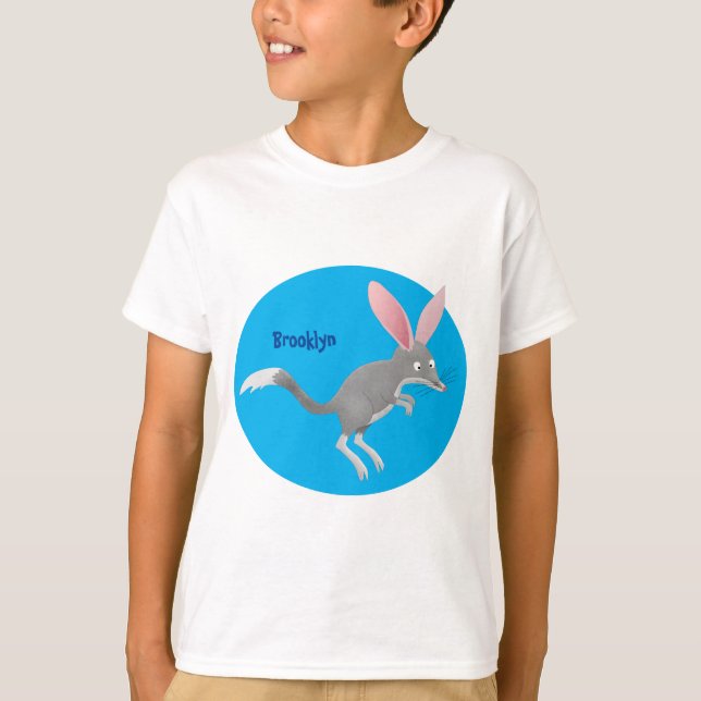 Cute happy Australian bilby cartoon T-Shirt (Front)