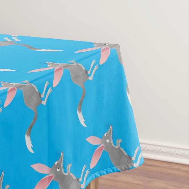 Cute happy Australian bilby cartoon Tablecloth (In Situ)