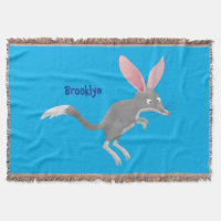 Cute happy Australian bilby cartoon