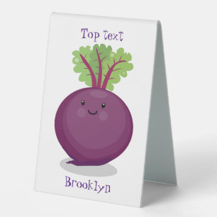 Cute happy beet root kitchen cartoon illustration