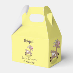 Cute happy billy goat cartoon favour box
