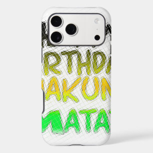 Cute Happy Birthday Hakuna Matata eco Inspirationa