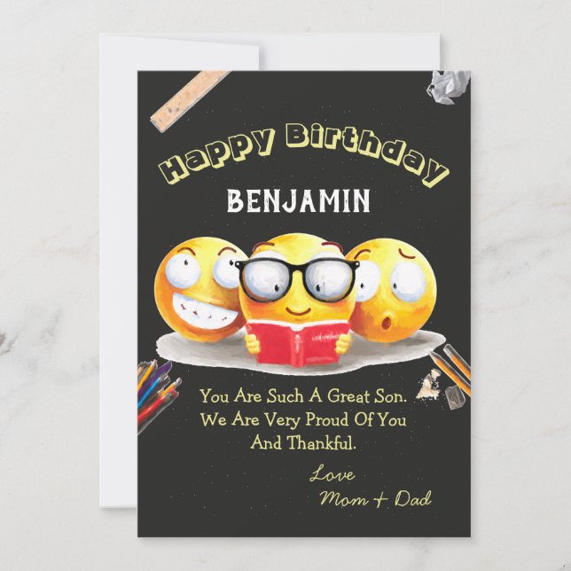  Cute Happy Birthday Proud Family Love Fun Card  (Front)