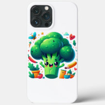 cute happy broccoli