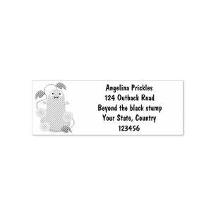 Cute happy butternut pumpkin gourd cartoon self-inking stamp