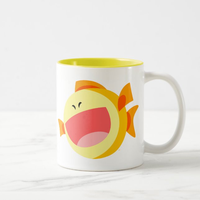 Cute Happy Cartoon Fish Mug (Right)