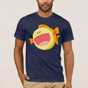 Cute Happy Cartoon Fish T-Shirt