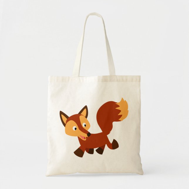 Cute Happy Cartoon Fox Bag (Front)