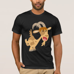 Cute Happy Cartoon Goat T-Shirt
