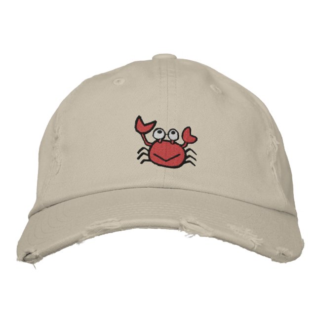 cute happy crab hat (Front)