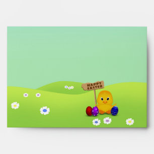 Cute Happy Easter Baby Chick Envelopes