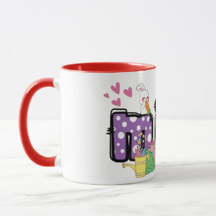 Cute happy easter bunny mimi Grandma gift mug
