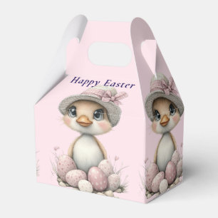 Cute Happy Easter Duckling Eggs Favour Box