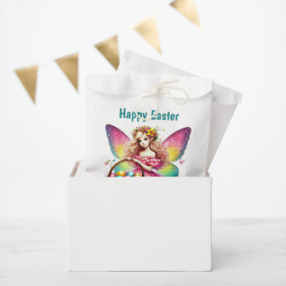 Cute Happy Easter fairy Favour Bag