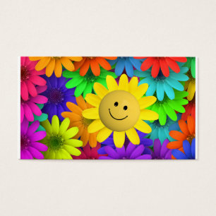 Cute Happy Face Flowers