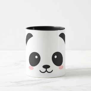 Cute Happy Face Panda Mug