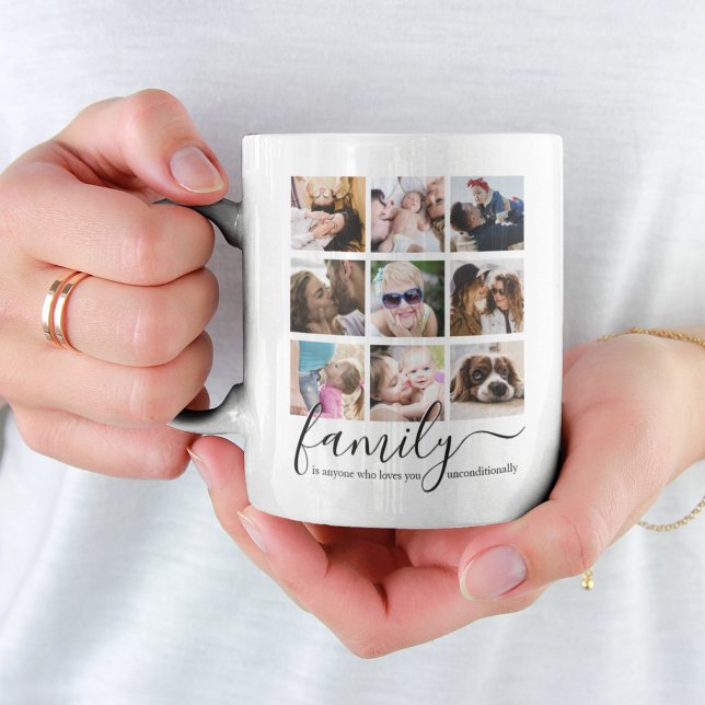 Cute Happy Family Photo Collage Coffee Mug (Creator Uploaded)
