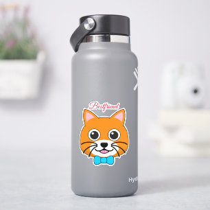 Cute Happy Ginger Cat with Papillon Personalise