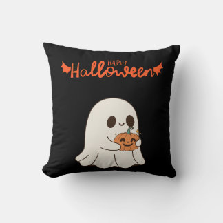 Cute Happy Halloween Cushion
